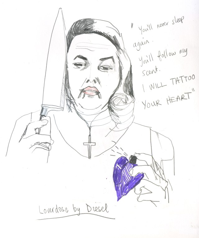 perfume ads Loverdose by Diesel