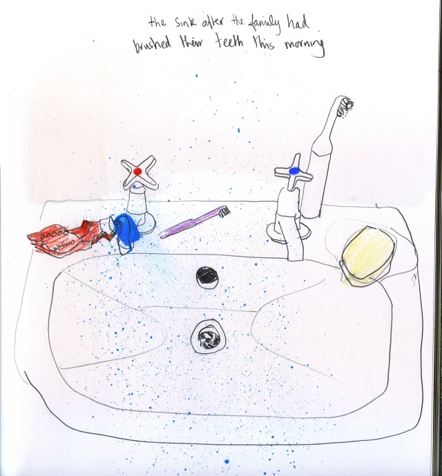 Bathroom sink aftersml