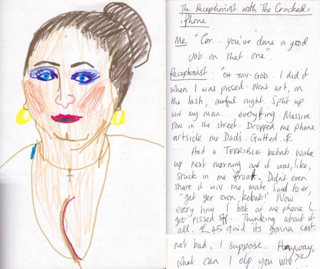 Insane receptionist of the year award goes to.sml..